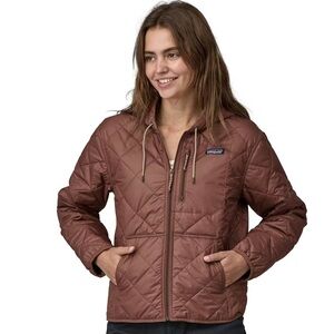 Patagonia Diamond Quilted Bomber Hoody, Dulse Mauve